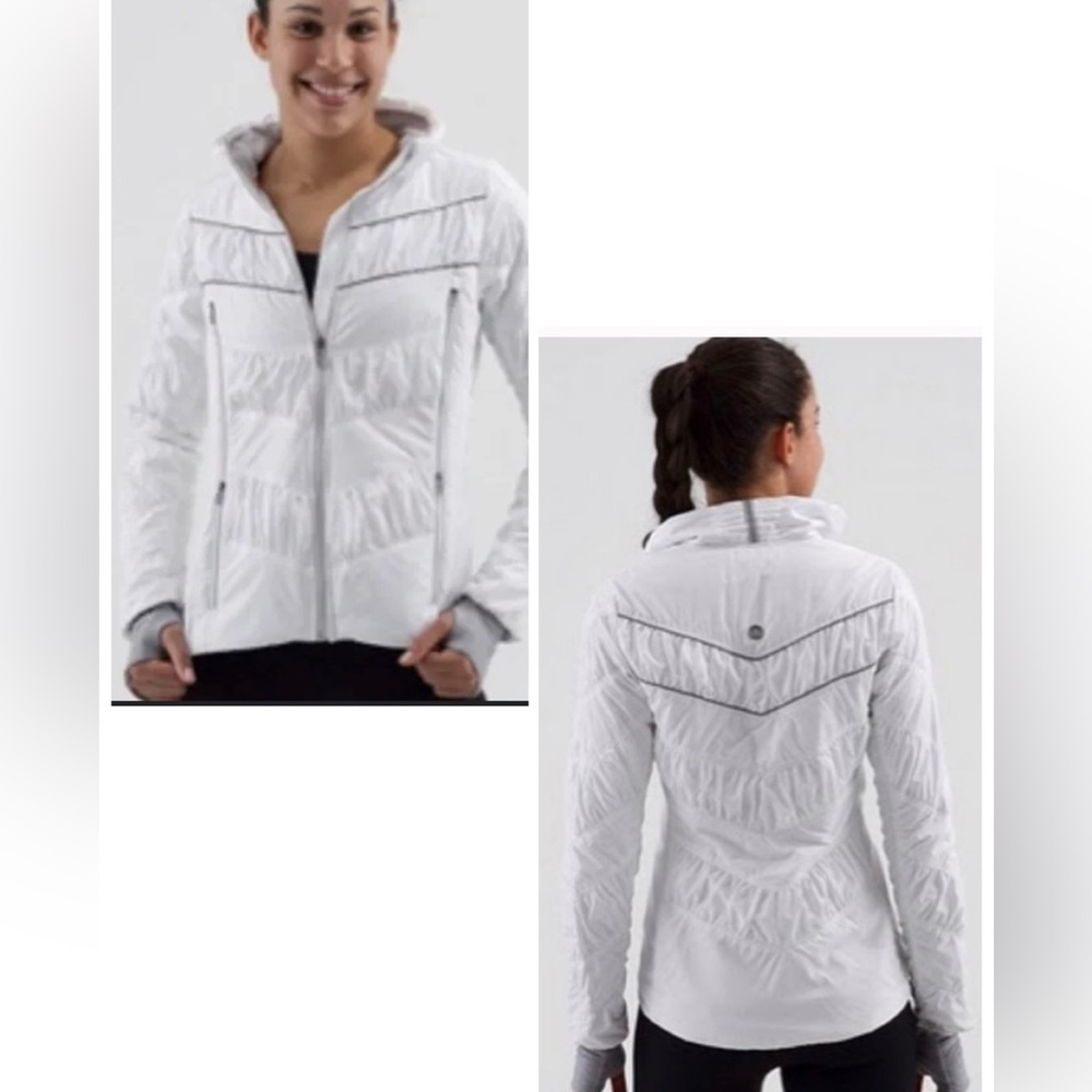 NWOT - Lululemon Run: Outward Bound Insulated Jacket *White (US 6)